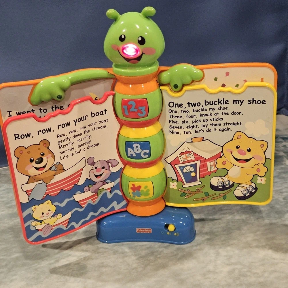 Fisher‎ Price Smart Stages Train + Storybook Rhymes Book Tested Working